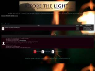 Before The Light forum