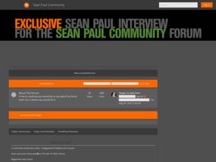 ::SPC - Sean Paul Community. Number One SP Site!